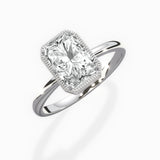 Milgrain Solitaire Engagement Ring