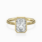 Milgrain Solitaire Engagement Ring
