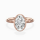 Milgrain Solitaire Engagement Ring