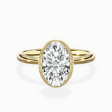 Milgrain Solitaire Engagement Ring
