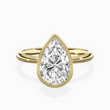 Milgrain Solitaire Engagement Ring