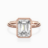 Milgrain Solitaire Engagement Ring