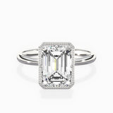 Milgrain Solitaire Engagement Ring