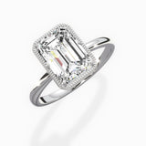 Milgrain Solitaire Engagement Ring