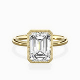 Milgrain Solitaire Engagement Ring