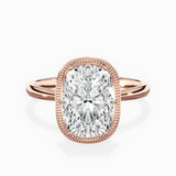 Milgrain Solitaire Engagement Ring