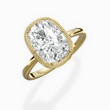 Milgrain Solitaire Engagement Ring