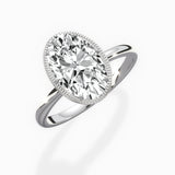 Milgrain Solitaire Engagement Ring