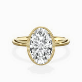 Milgrain Solitaire Engagement Ring
