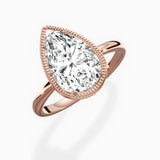 Milgrain Solitaire Engagement Ring