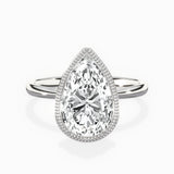 Milgrain Solitaire Engagement Ring