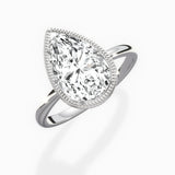 Milgrain Solitaire Engagement Ring