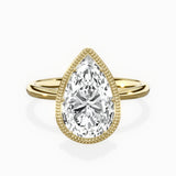Milgrain Solitaire Engagement Ring