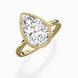 Milgrain Solitaire Engagement Ring