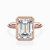 Milgrain Solitaire Engagement Ring