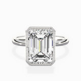 Milgrain Solitaire Engagement Ring