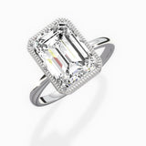 Milgrain Solitaire Engagement Ring