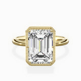 Milgrain Solitaire Engagement Ring