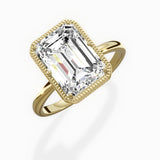 Milgrain Solitaire Engagement Ring