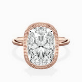 Milgrain Solitaire Engagement Ring