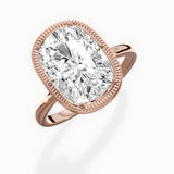 Milgrain Solitaire Engagement Ring