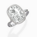 Milgrain Solitaire Engagement Ring