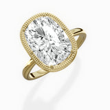 Milgrain Solitaire Engagement Ring