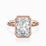 Milgrain Solitaire Engagement Ring