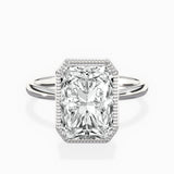 Milgrain Solitaire Engagement Ring