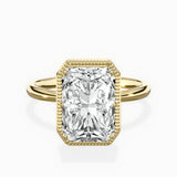 Milgrain Solitaire Engagement Ring