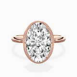Milgrain Solitaire Engagement Ring
