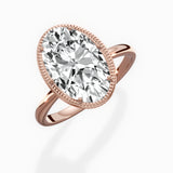 Milgrain Solitaire Engagement Ring