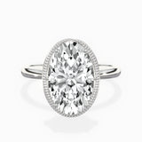 Milgrain Solitaire Engagement Ring