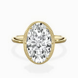 Milgrain Solitaire Engagement Ring