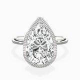Milgrain Solitaire Engagement Ring