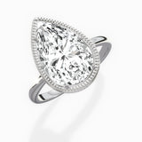 Milgrain Solitaire Engagement Ring