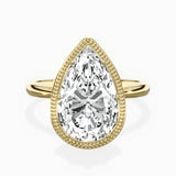 Milgrain Solitaire Engagement Ring