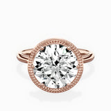 Milgrain Solitaire Engagement Ring