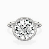Milgrain Solitaire Engagement Ring