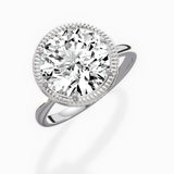 Milgrain Solitaire Engagement Ring