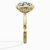 Milgrain Solitaire Engagement Ring