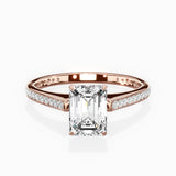 Channel Set Solitaire Engagement Ring