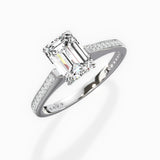 Channel Set Solitaire Engagement Ring