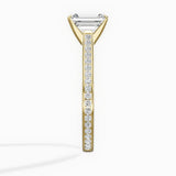 Channel Set Solitaire Engagement Ring