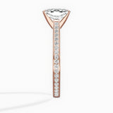 Channel Set Solitaire Engagement Ring
