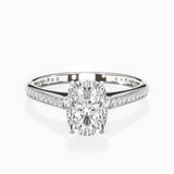 Channel Set Solitaire Engagement Ring