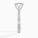 Channel Set Solitaire Engagement Ring