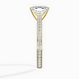 Channel Set Solitaire Engagement Ring