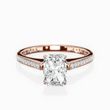 Channel Set Solitaire Engagement Ring