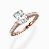 Channel Set Solitaire Engagement Ring